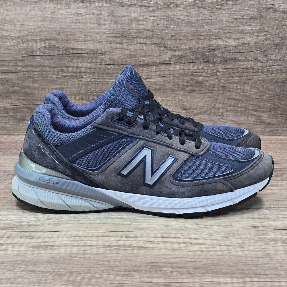 New Balance 990v5 Men's Sz 11 D Navy Blue Suede Shoes (M990NV5) READ DESCRIPTION